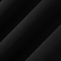 Sun Zero Bergen Rod Pocket 100% Blackout Single Curtain Panel
