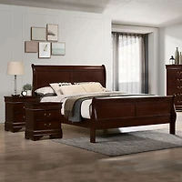 Lihte 3 Piece Wooden Bedroom Set