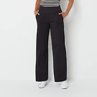Stylus Womens High Rise Wide Leg Pant