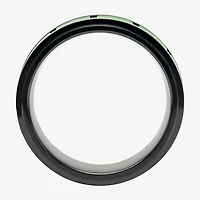 Mens 8MM Stainless Steel Wedding Band