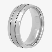 Mens 8MM Titanium Wedding Band