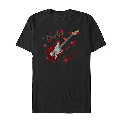 Mens Short Sleeve Fender Valentine's Day Graphic T-Shirt
