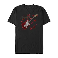 Mens Short Sleeve Fender Valentine's Day Graphic T-Shirt