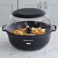 West Bend Stir Crazy 6 Qt. Popcorn Machine, in Black