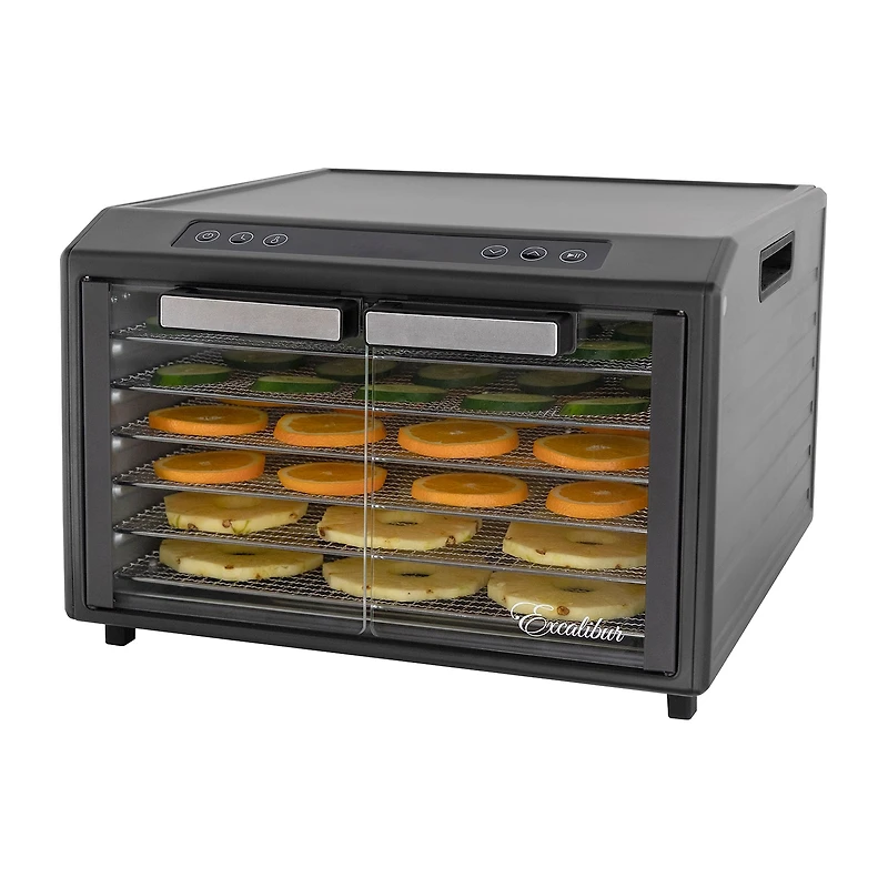 Excalibur 6 Tray Select Digital Dehydrator, in Stainless Steel