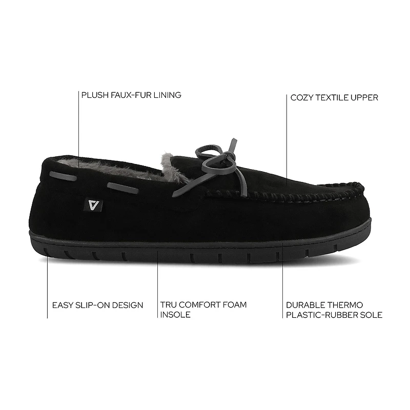 Vance Co Hayden Mens Slip-On Slippers