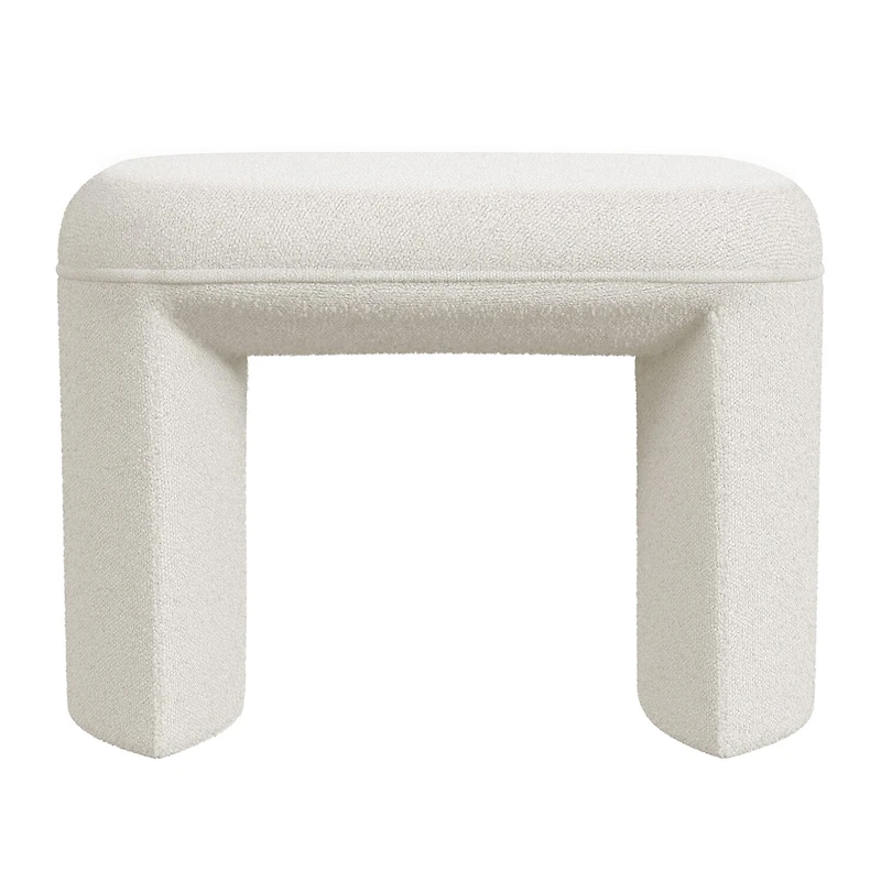 HOMEPOP Quinn Upholstered Ottoman