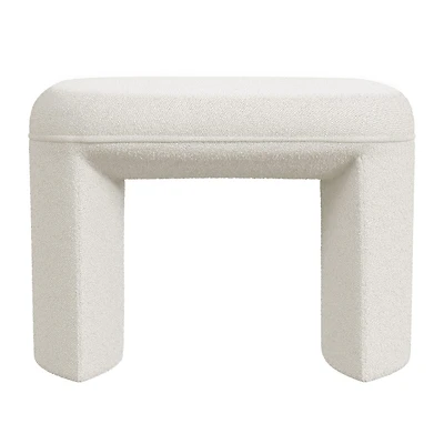 HOMEPOP Quinn Upholstered Ottoman