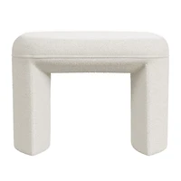 HOMEPOP Quinn Upholstered Ottoman