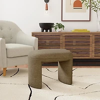 HOMEPOP Quinn Upholstered Ottoman
