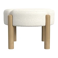 HOMEPOP Luna Upholstered Ottoman