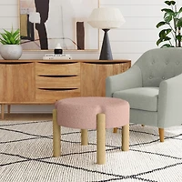 HOMEPOP Luna Upholstered Ottoman