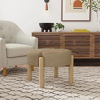 HOMEPOP Luna Upholstered Ottoman