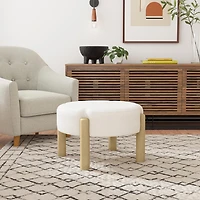 HOMEPOP Luna Upholstered Ottoman