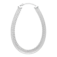 Sterling Silver 9-Strand Necklace