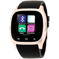 iTouch Black Rosegold Tone Smart Watch-JCI3160RG590-003