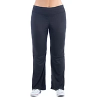 24seven Comfort Apparel Womens Plus Mid Rise Flare Palazzo Pant