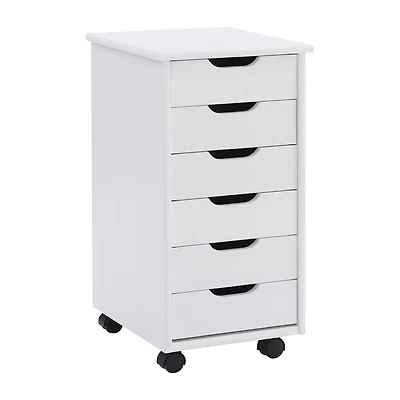 Linon Culton Office + Library Collection 6-Drawer File Cabinet