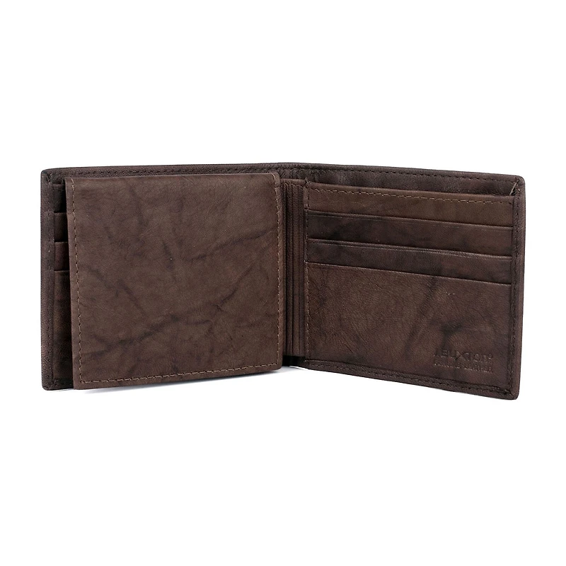 J. Buxton Credit Card Billfold Mens Rfid Blocking Bifold Wallet