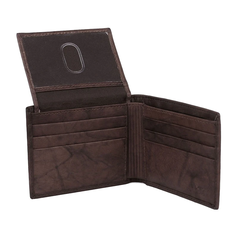 J. Buxton Credit Card Billfold Mens Rfid Blocking Bifold Wallet