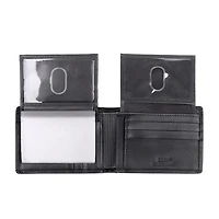 J. Buxton Dopp Double Id Billfold Mens Rfid Blocking Bifold Wallet
