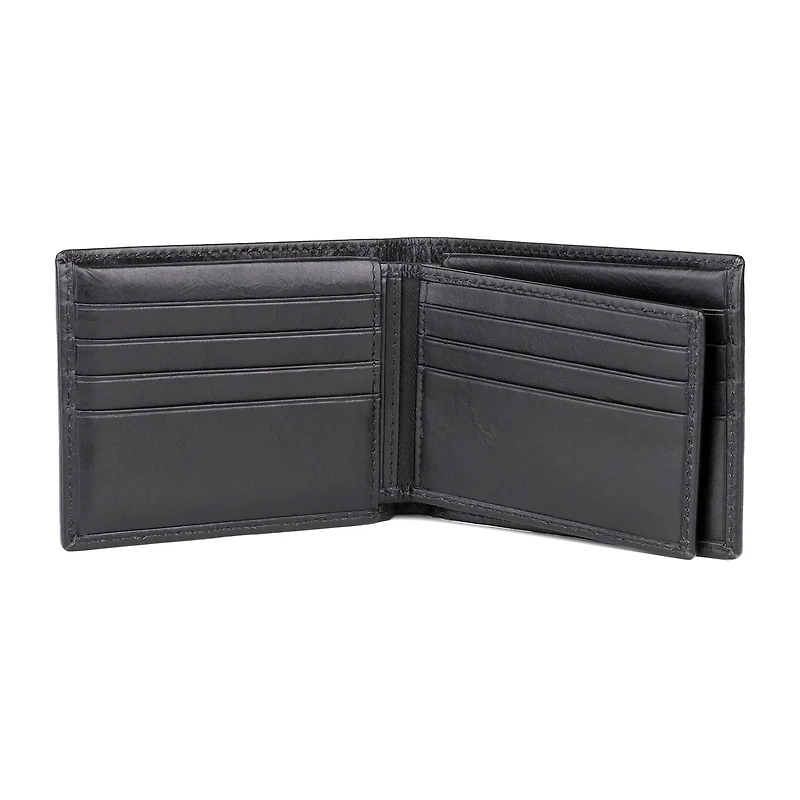 J. Buxton Dopp Convertible Thinfold Mens Rfid Blocking Bifold Wallet