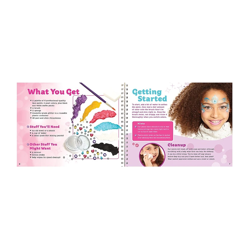 Klutz Glitter Face Painting Board Game