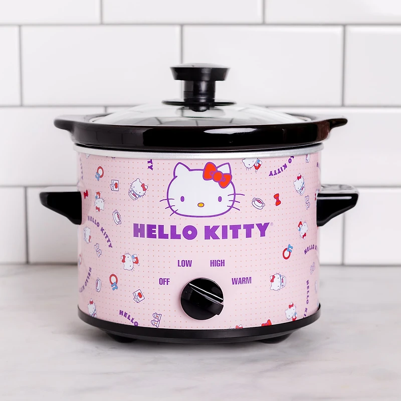 Uncanny Brands Hello Kitty® 2qt Slow Cooker - Cook With Hello Kitty