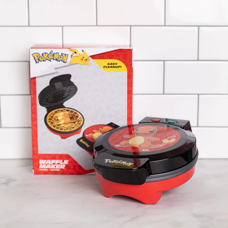 Uncanny Brands Pokémon Charmander Waffle Maker - Make Bounty Charmander Waffles - Kitchen Appliance
