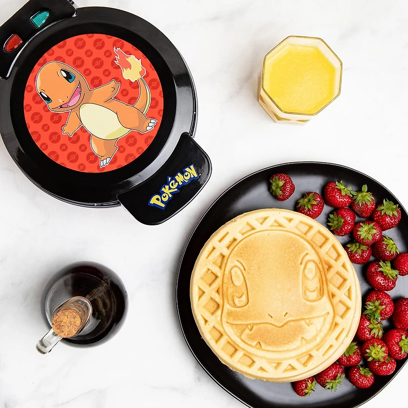 Uncanny Brands Pokémon Charmander Waffle Maker - Make Bounty Charmander Waffles - Kitchen Appliance
