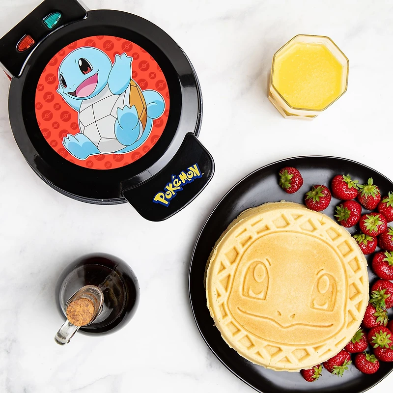 Uncanny Brands Pokémon Squirtle Waffle Maker - Make Bounty Squirtle Waffles - Kitchen Appliance