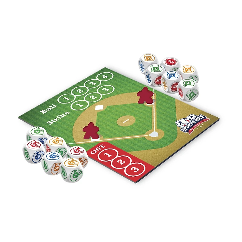 Foxmind Games Sports Dice Baseball Board Game