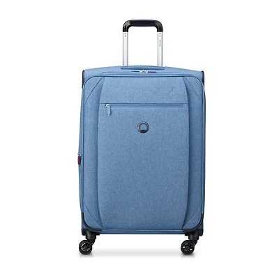 Delsey Paris Rami 24 Inch Softside Expandable Checked Spinner Luggage
