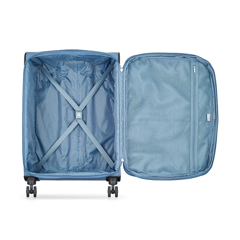 Delsey Paris Rami 24 Inch Softside Expandable Checked Spinner Luggage