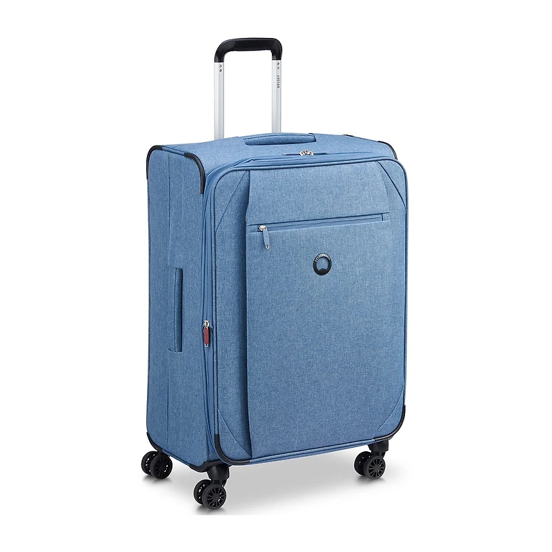 Delsey Paris Rami 24 Inch Softside Expandable Checked Spinner Luggage