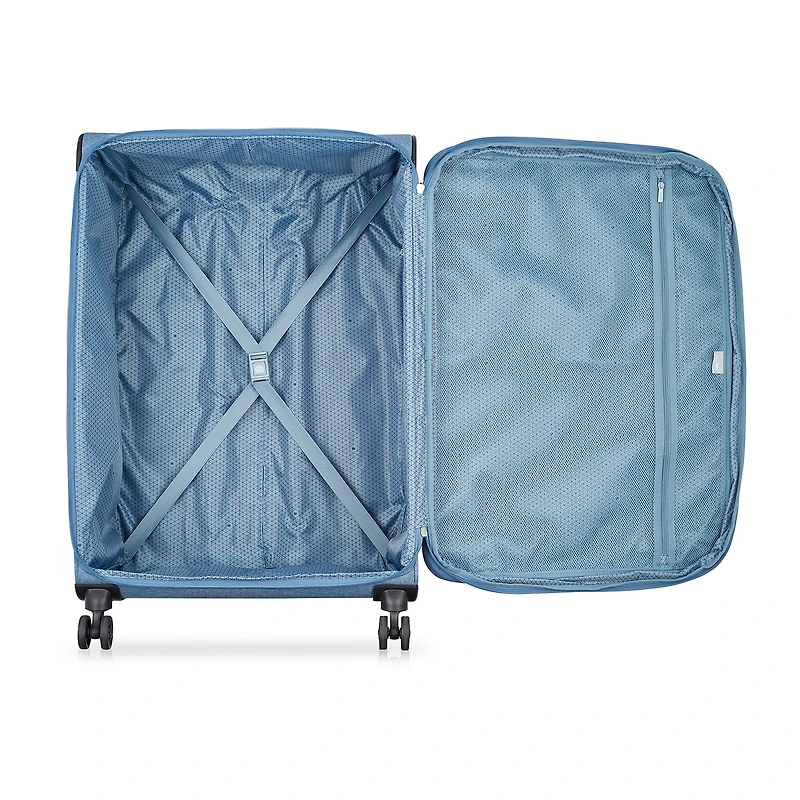 Delsey Paris Rami 27 1/2 Inch Softside Expandable Checked Spinner Luggage