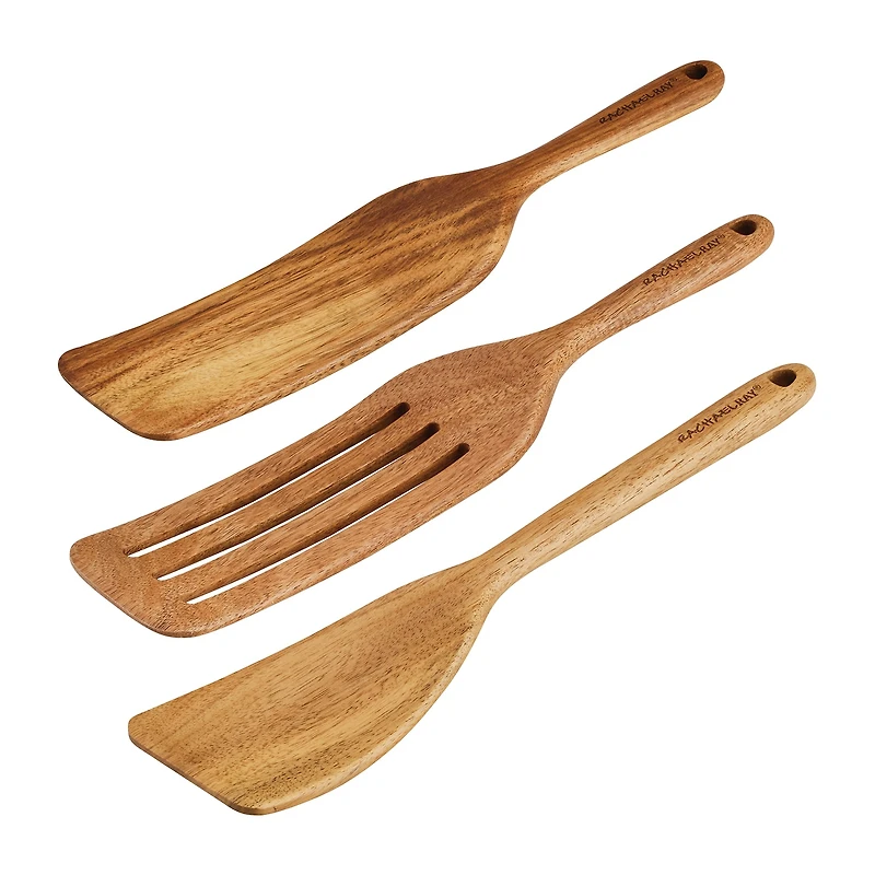 Rachael Ray Wooden 3-pc. Tools & Gadgets Utensil Set
