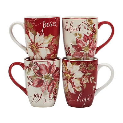Certified International Winters Joy 4-pc. Coffee Mug