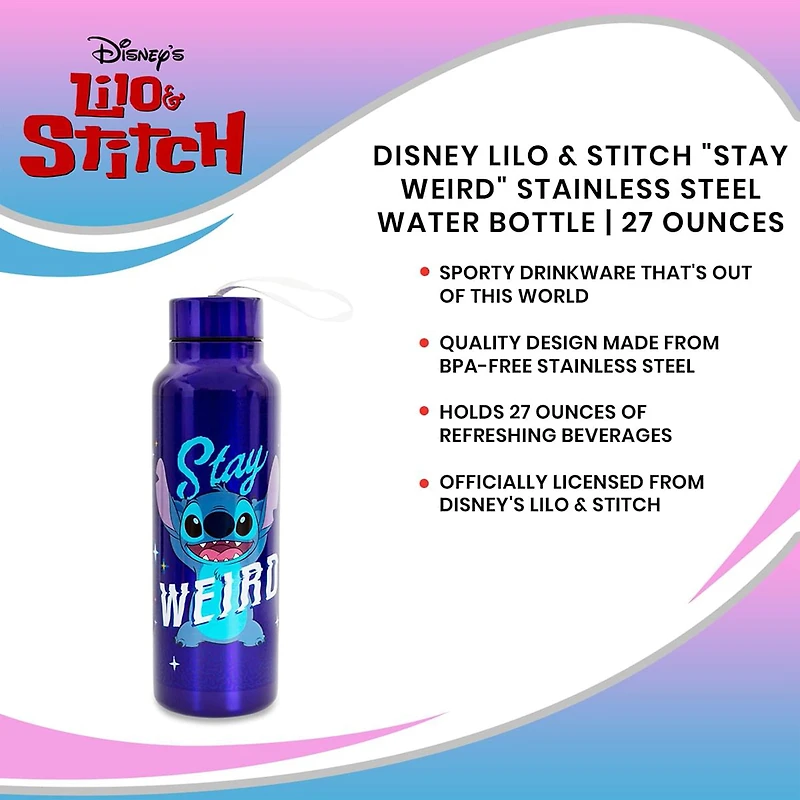 Disney Collection Lilo & Stitch 27 Oz. Water Bottle
