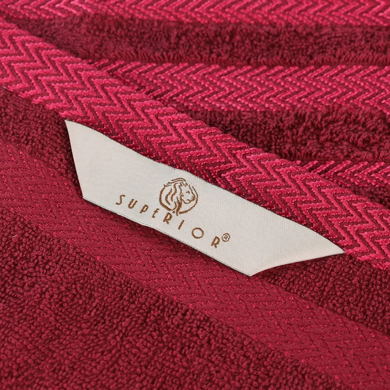 SUPERIOR® Hays Collection | 100% Cotton 8-pc. Quick Dry Solid Bath Towel Set