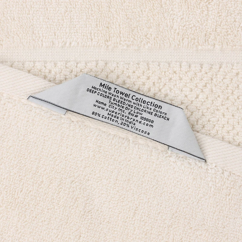 SUPERIOR® Mile Collection 8-pc. Quick Dry Solid Bath Towel Set