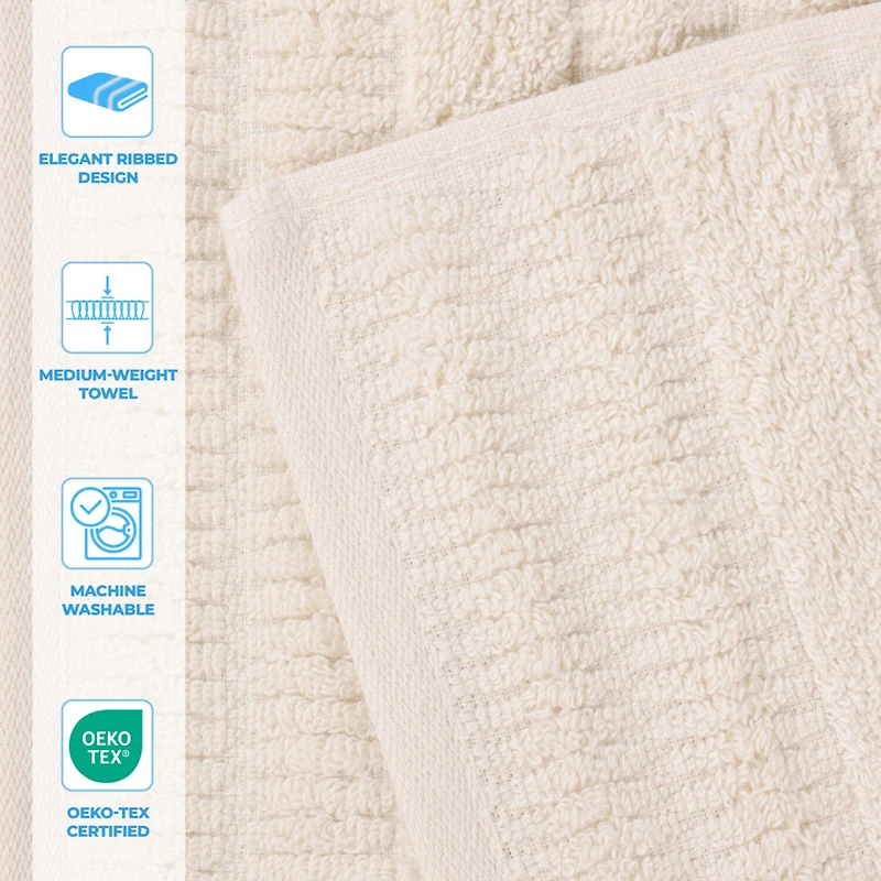 SUPERIOR® Mika Collection 9-pc. Quick Dry Solid Bath Towel Set