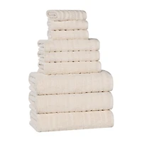 SUPERIOR® Mika Collection 9-pc. Quick Dry Solid Bath Towel Set