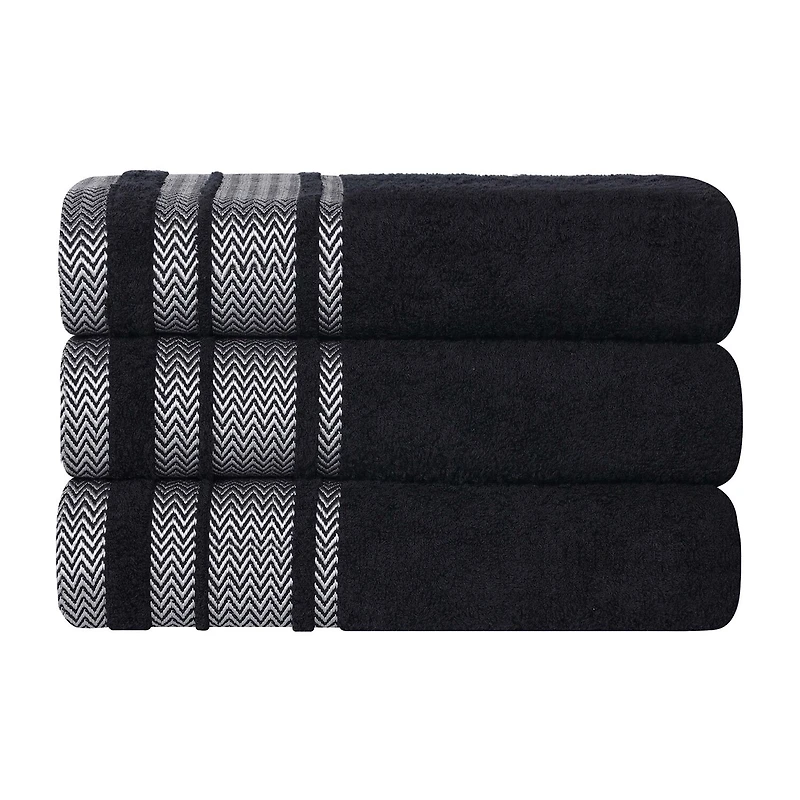 SUPERIOR® Hays Collection | 100% Cotton 3-pc. Quick Dry Bath Towel