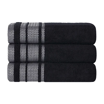 SUPERIOR® Hays Collection | 100% Cotton 3-pc. Quick Dry Bath Towel