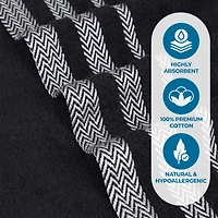 SUPERIOR® Hays Collection | 100% Cotton 3-pc. Quick Dry Bath Towel