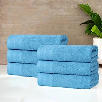 SUPERIOR® Honeycomb Collection | 100% Combed Cotton 6-pc. Solid Hand Towel