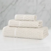 SUPERIOR® Juno Collection 3-pc. Quick Dry Geometric Bath Towel Set