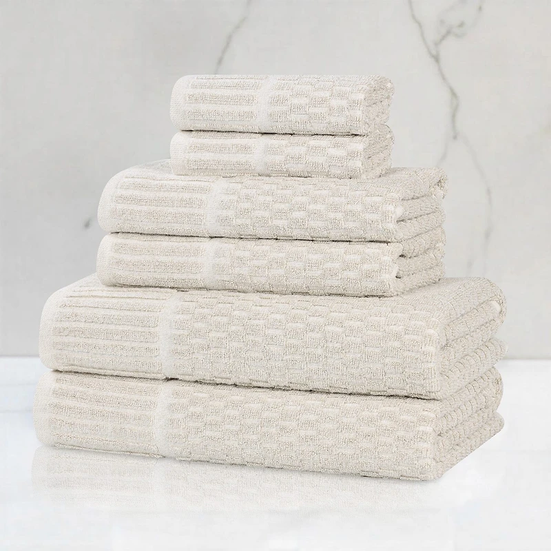 SUPERIOR® Juno Collection -pc. Quick Dry Solid Bath Towel Set