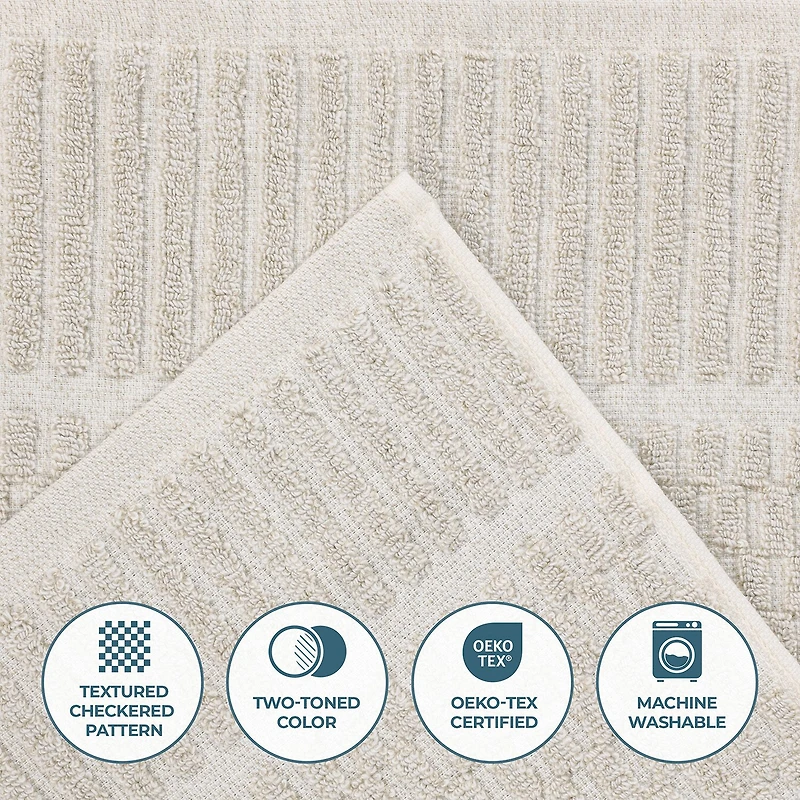 SUPERIOR® Juno Collection -pc. Quick Dry Solid Bath Towel Set